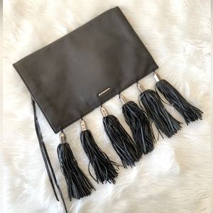 Rebecca Minkoff Black Leather Clutch
